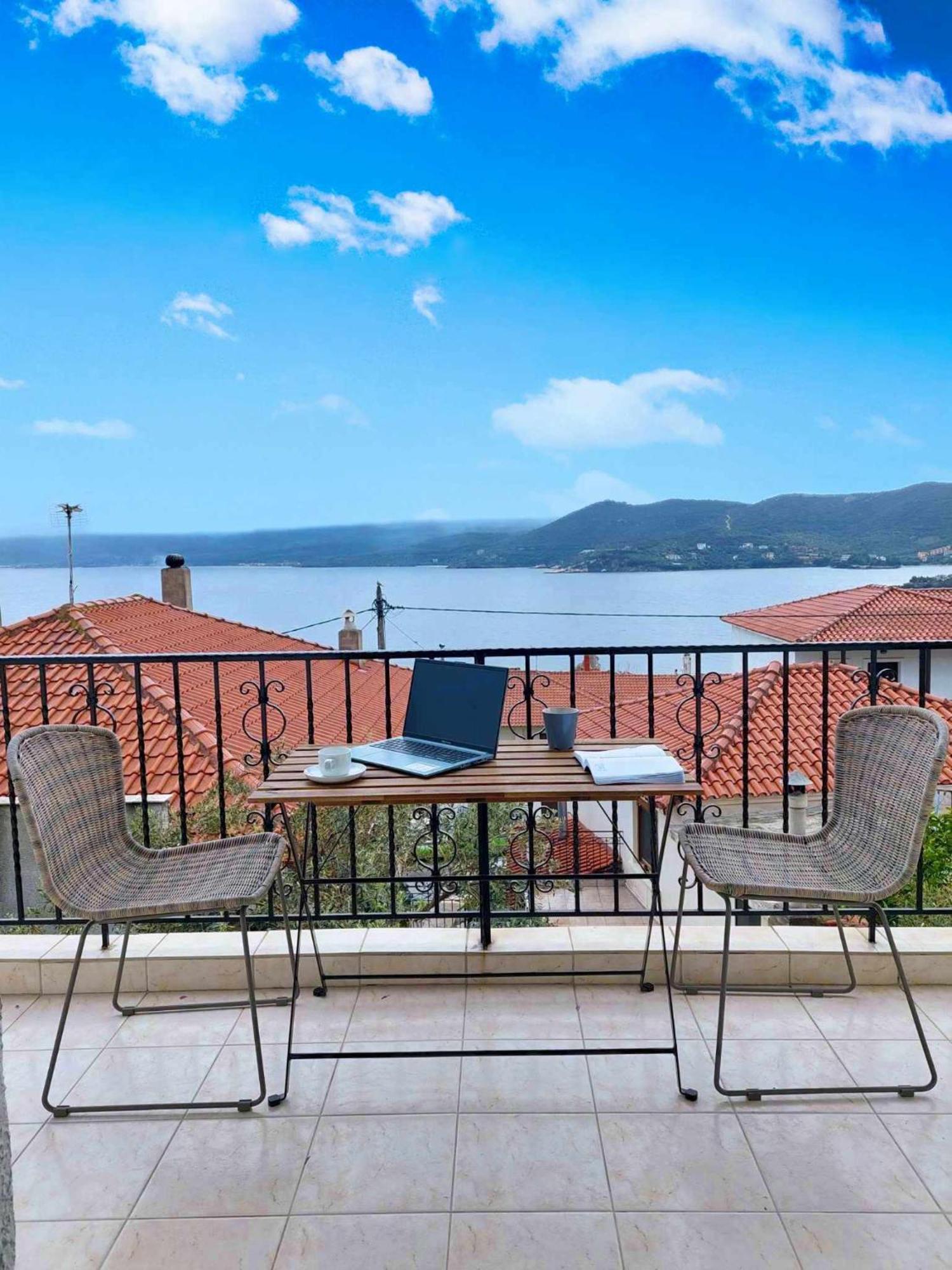 Doras House In Village Άνετο Διαμέρισμα Υπέροχη Θέα Pyrgadikia Exterior foto